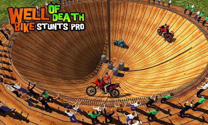 Well of Death Bike Stunts Ride スクリーンショット 3