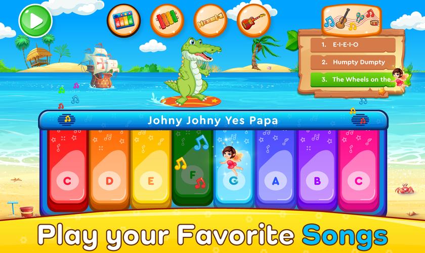 Infantiles Juego de Piano Captura de pantalla 2