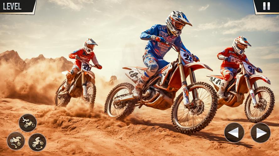 Dirt Bike Motor Cross Racing Captura de pantalla 3