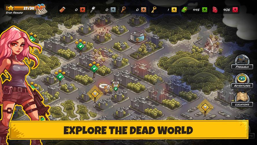 Dead World Heroes: Zombie Rush Captura de pantalla 4