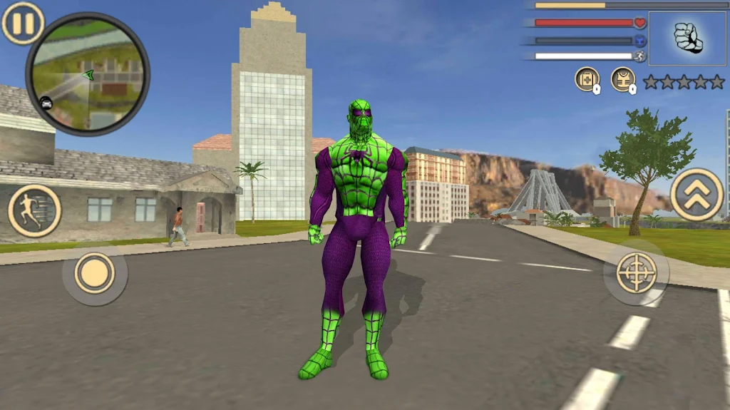 Spider Rope Hero Frog Ninja Strange Gangster Crime应用截图第1张