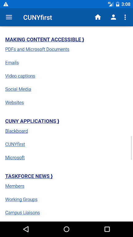 CUNYfirst Screenshot 3