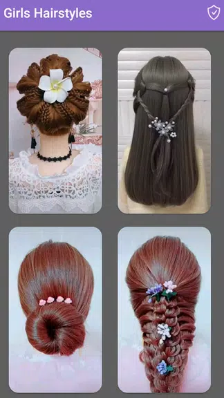 Girls Hairstyles Step By Step स्क्रीनशॉट 3