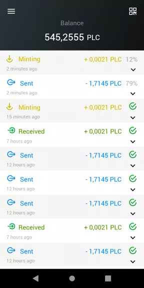 PLC Wallet スクリーンショット 1