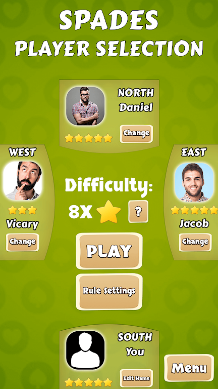 Spade Card Game Screenshot 1