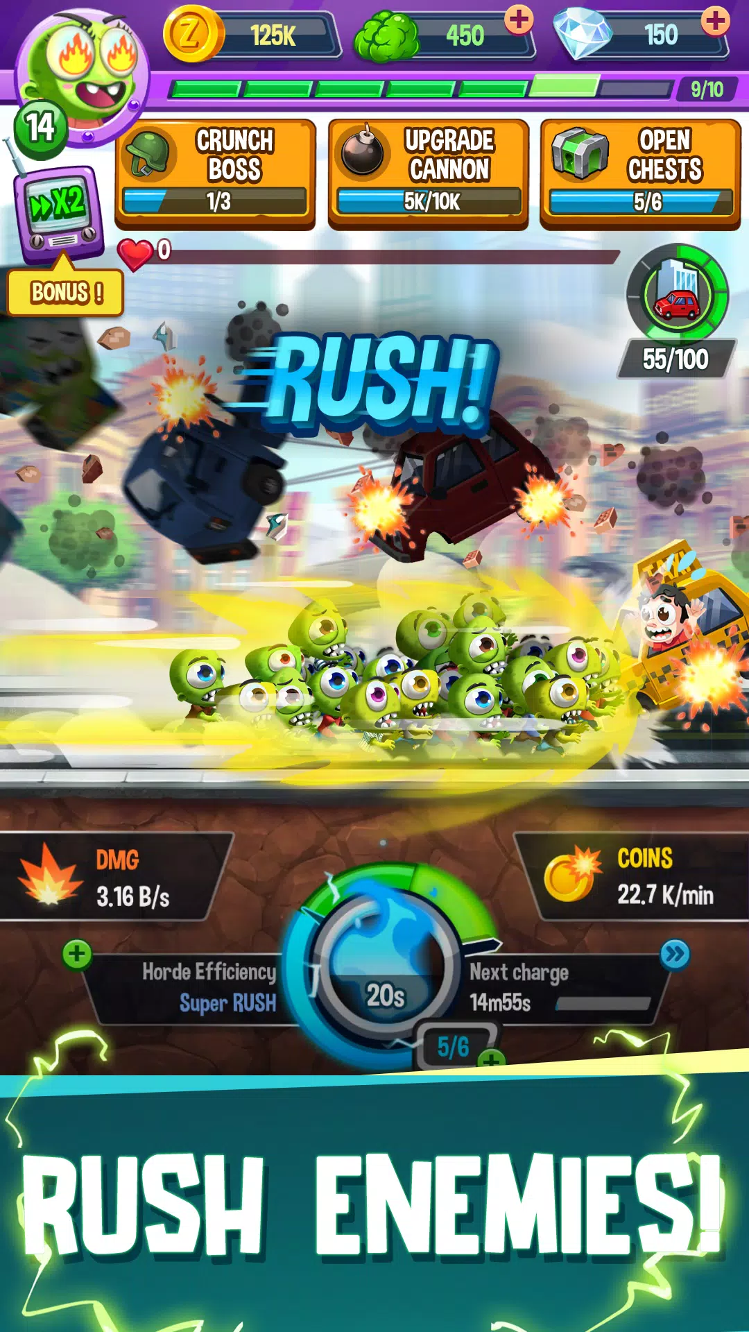 Idle Rush : Zombie Tsunami Screenshot 4