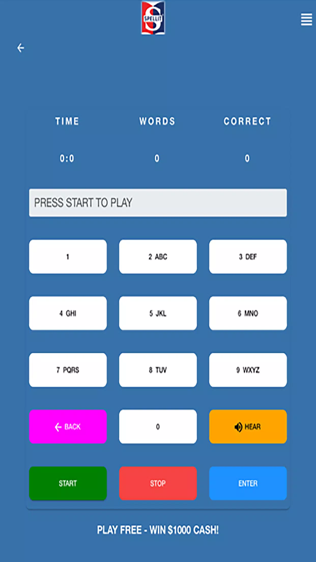 SPELLIT® SPELL WORDS WIN CASH應用截圖第2張
