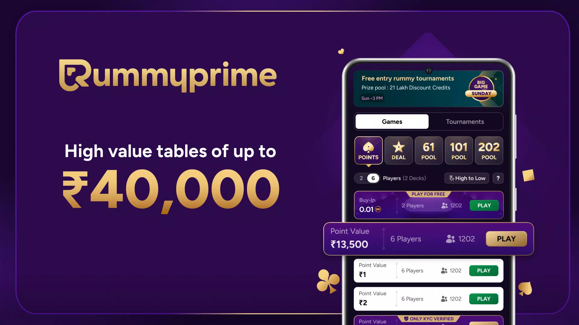 RummyPrime - Rummy Cash Game Скриншот 3