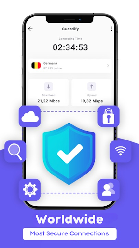 Guardify VPN - Safe Guardify Captura de tela 3