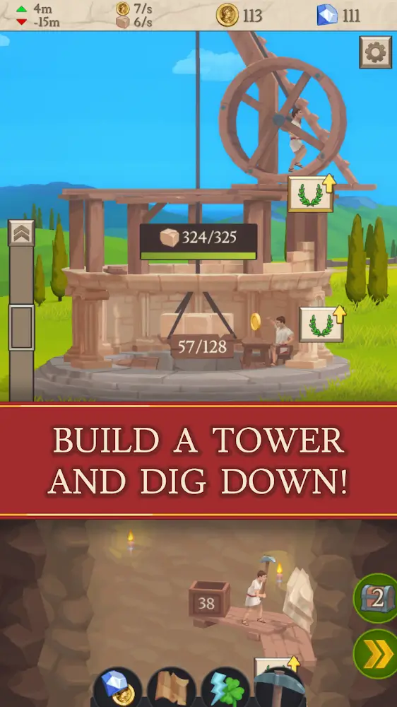 Idle Tower Miner Скриншот 1