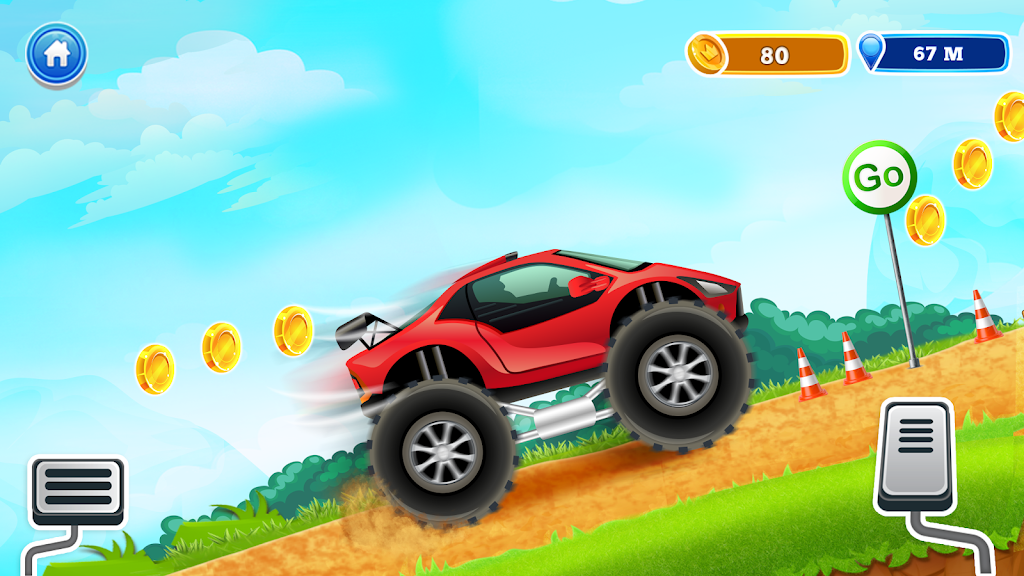 Uphill Races Car Game For Boys Screenshot 2