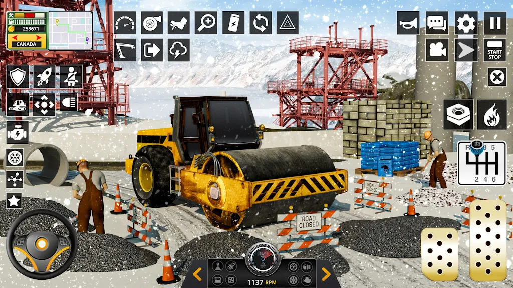 Snow Heavy Construction Game スクリーンショット 3