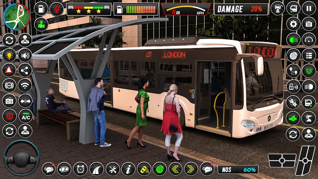 Bus Games 3D City Bus Driving स्क्रीनशॉट 2