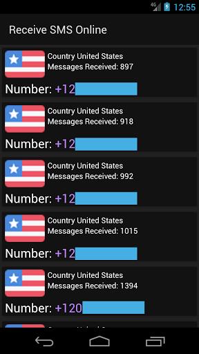 Receive SMS Online Captura de pantalla 2
