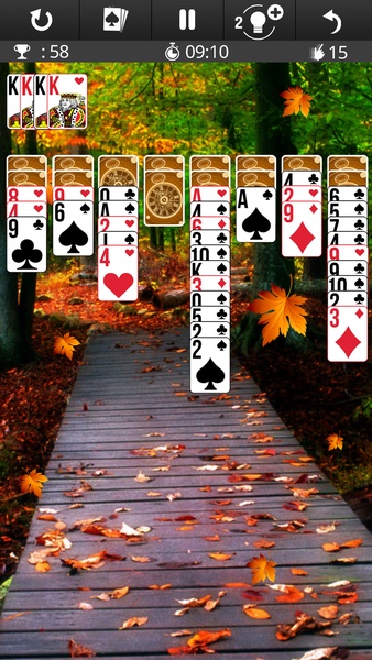 Solitaire zen earth edition स्क्रीनशॉट 1