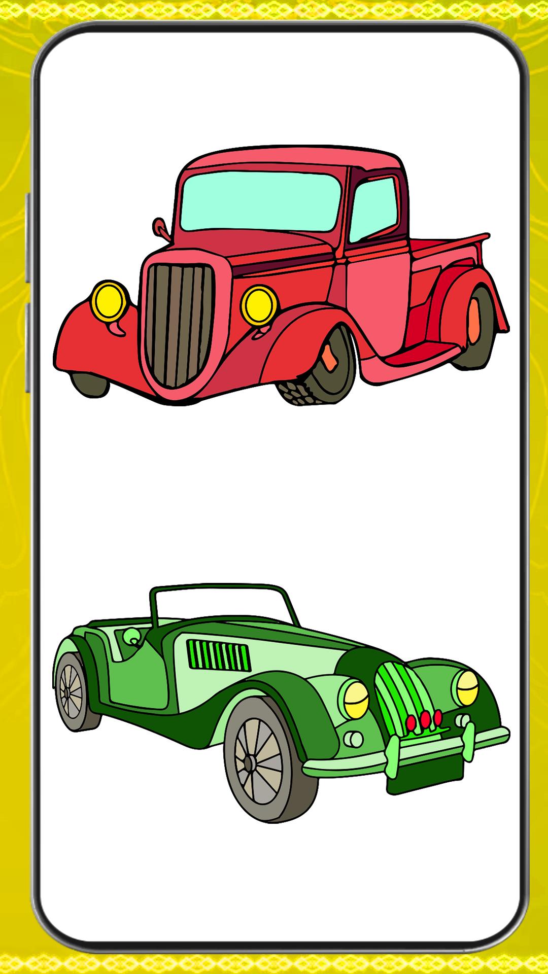 Classic Cars Paint by Number スクリーンショット 1
