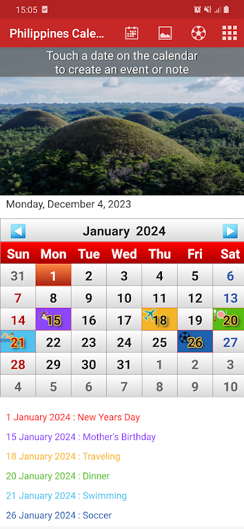 Philippines Calendar 2024 スクリーンショット 3