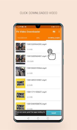 Video Downloader for Facebook Capture d'écran 1