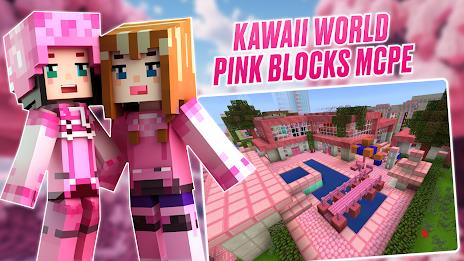 Kawaii Pink Minecraft Mod 2024 Capture d'écran 1