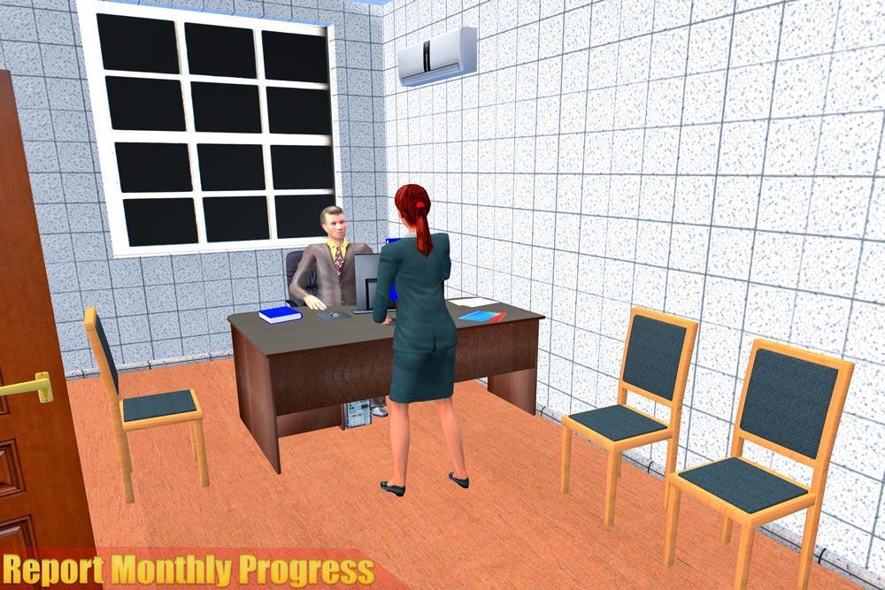 Virtual High School Teacher 3D Capture d'écran 4