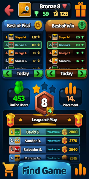 Pisti Online League应用截图第3张