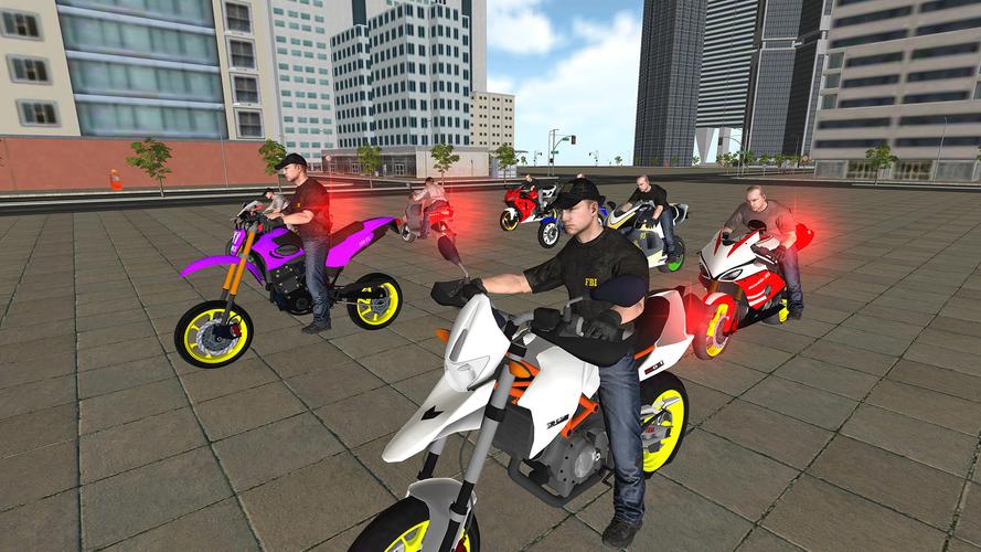 Bike Driving: Police Chase Captura de tela 1
