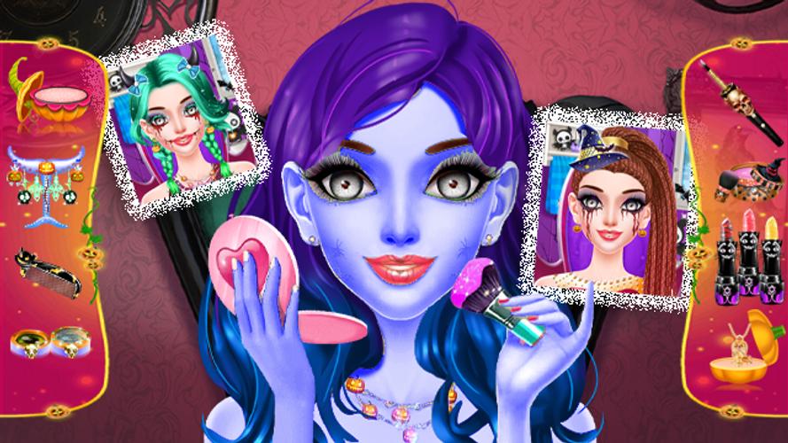 Halloween Makeup Salon Game應用截圖第2張