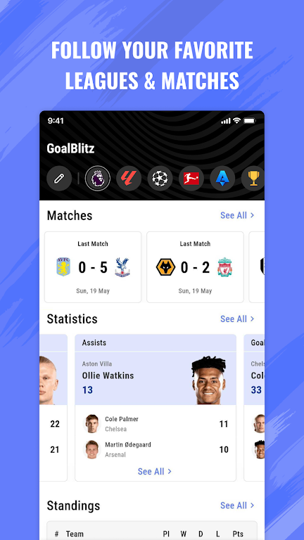 GoalBlitz : Euro 2024 Score應用截圖第1張