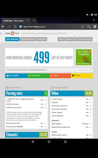 WebView del sistema Android Captura de pantalla 1