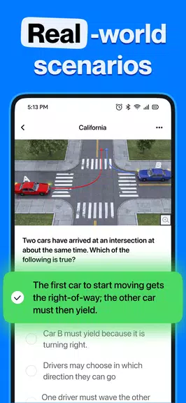 DMV Permit Practice Test Genie 스크린샷 2