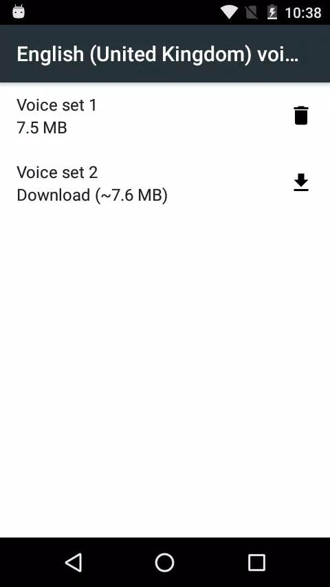 Speech Recognition & Synthesis應用截圖第4張
