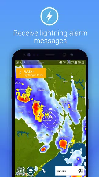 Lightning Alarm Weatherplaza應用截圖第2張