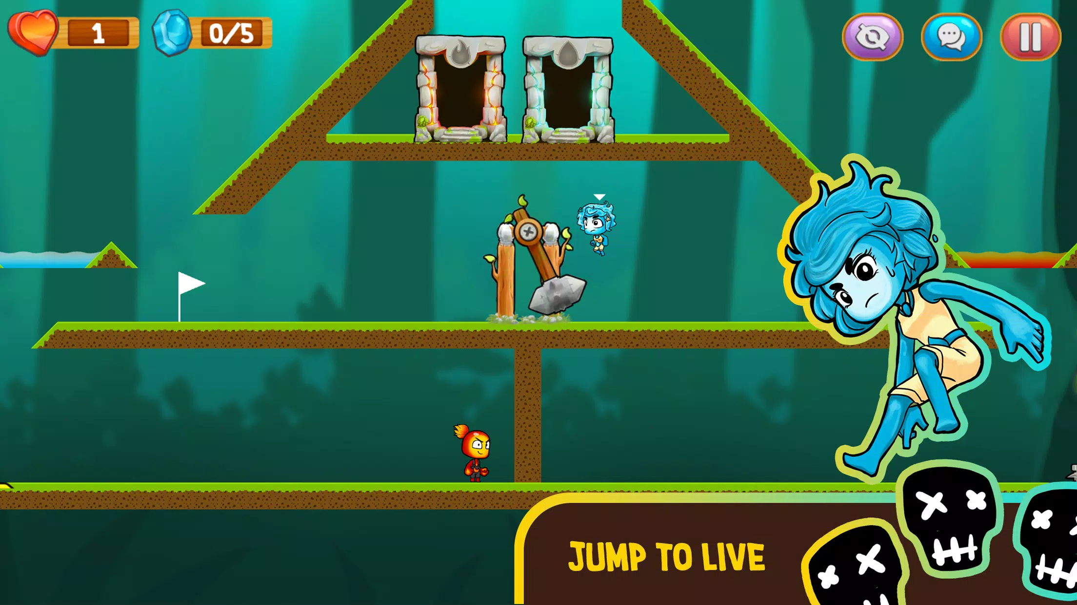 Fire and Water: Online Co-op 스크린샷 2