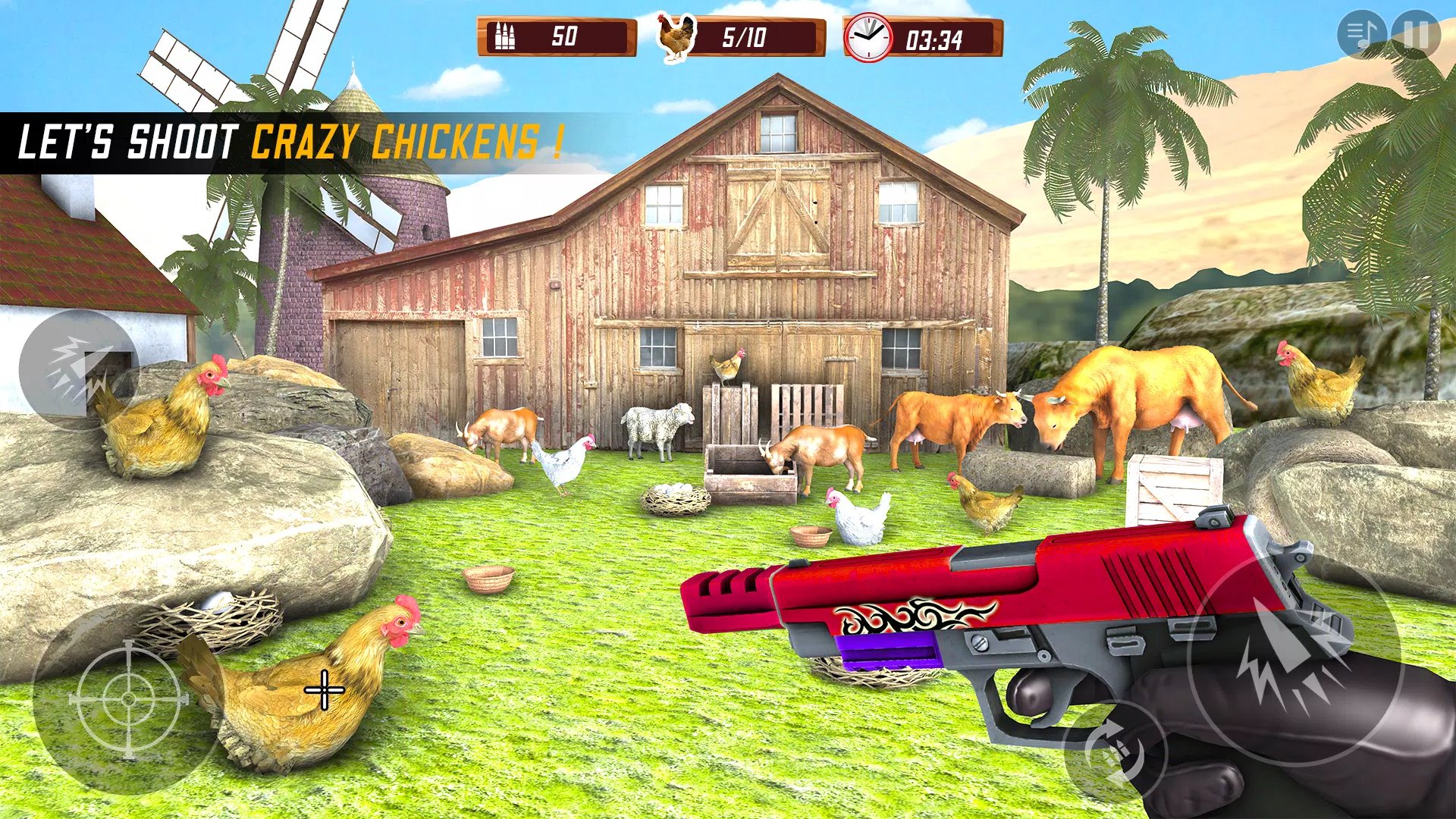 Chicken Shooting 3D Hunt Games應用截圖第4張