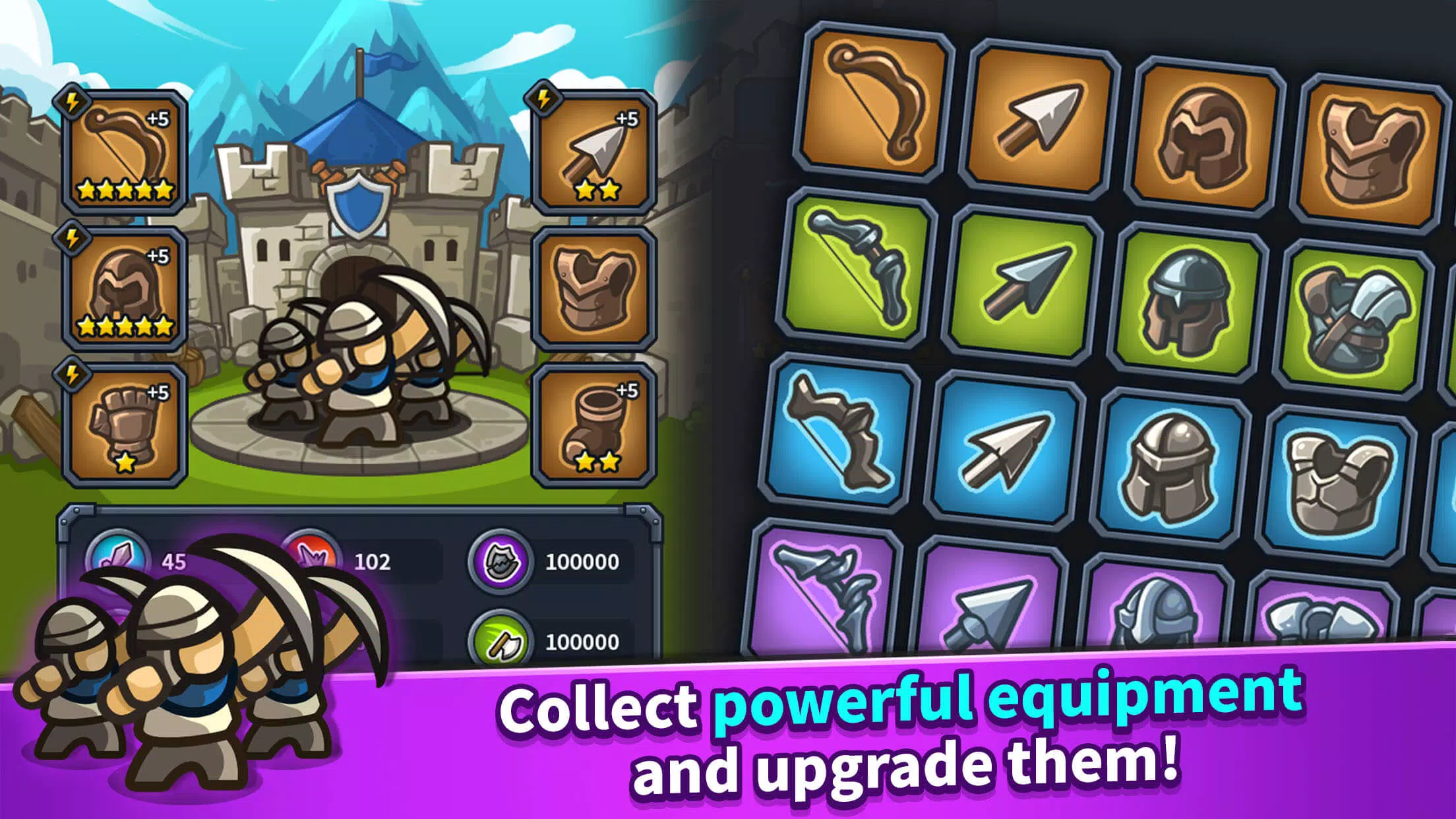 Idle Kingdom Defense (放置型國王防禦)應用截圖第4張