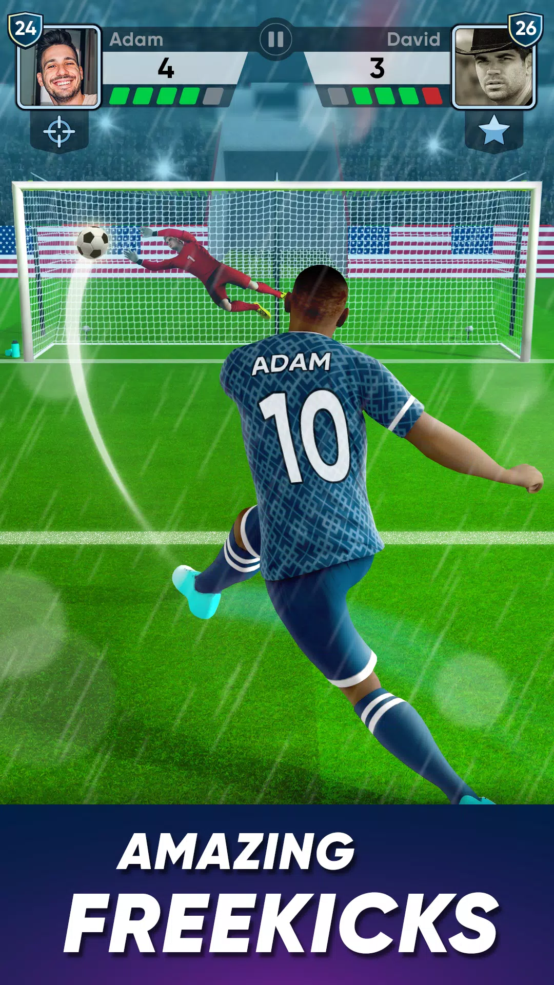 SOCCER Kicks - Stars Strike 24 Screenshot 2
