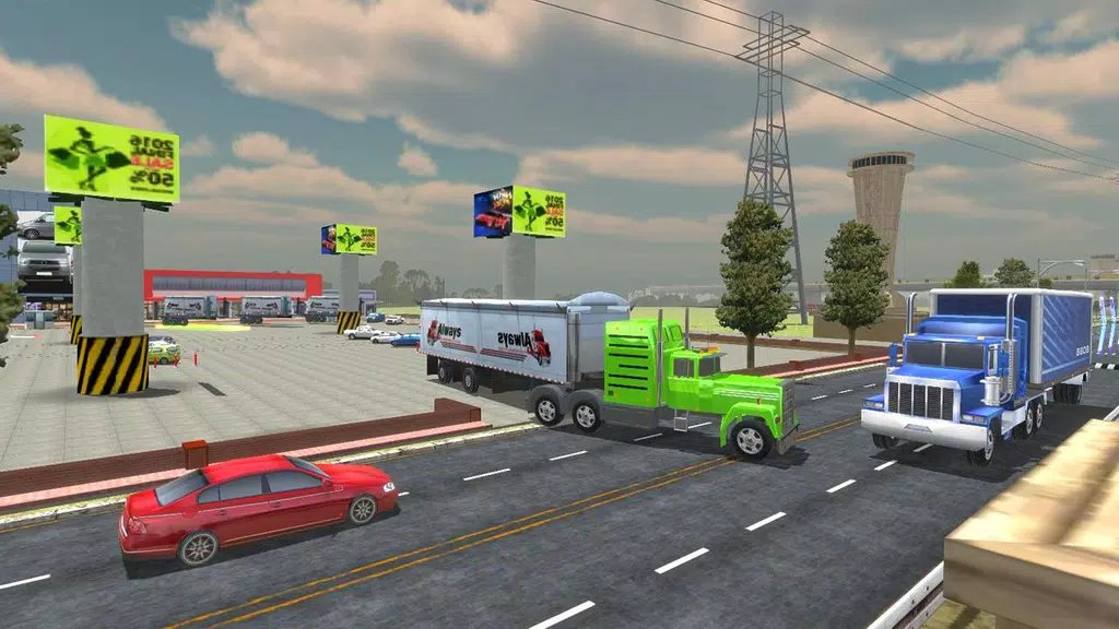 Highway Cargo Truck Simulator Captura de pantalla 2
