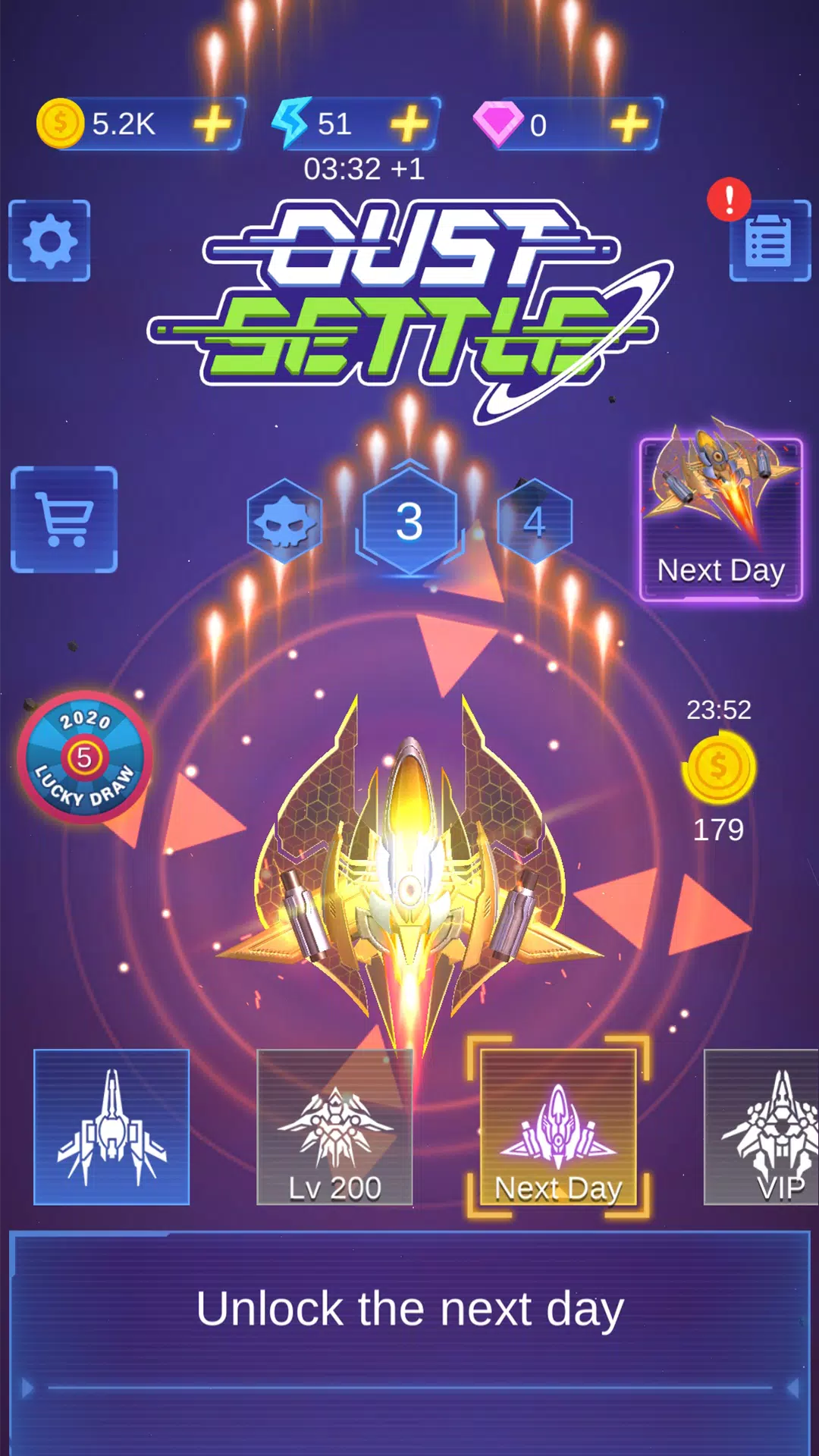 Dust Settle 3D - Galaxy Attack应用截图第4张