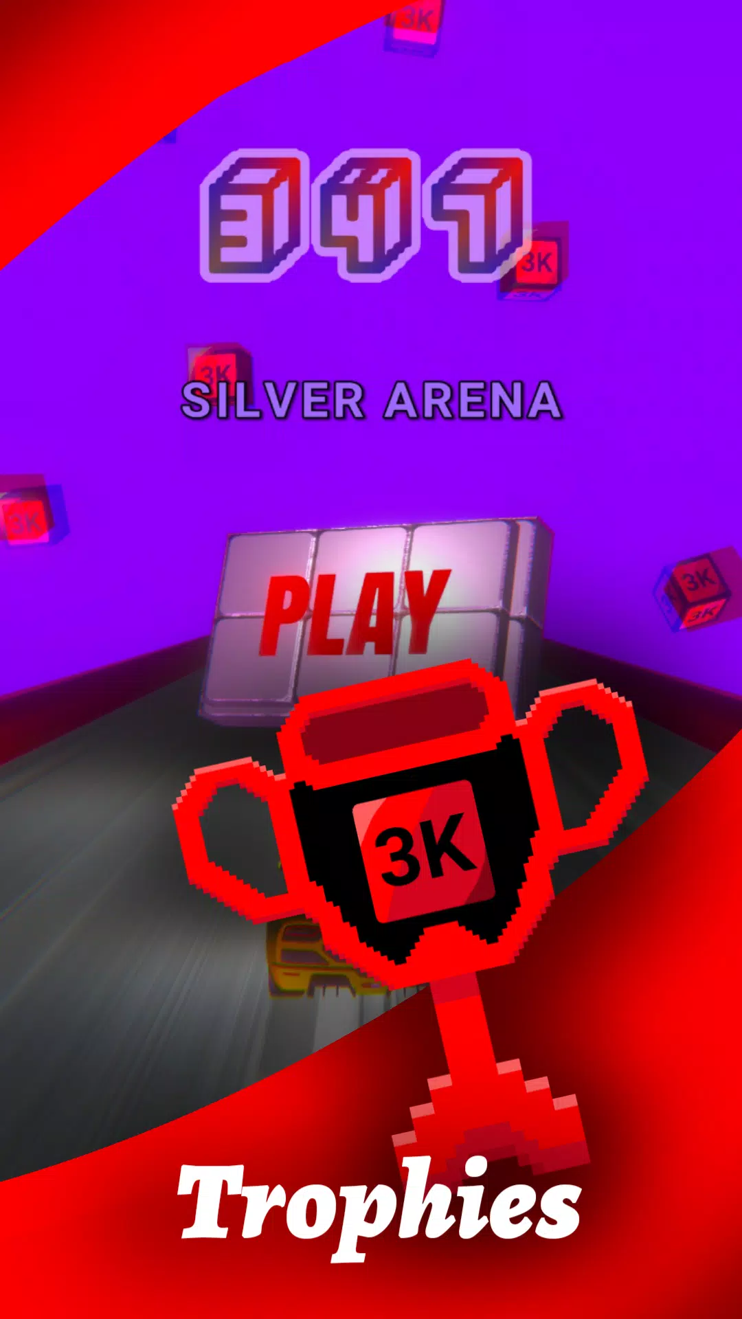 Cube Run 3K स्क्रीनशॉट 1