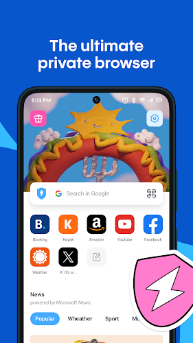 Aloha 브라우저  (Beta) 스크린샷 1