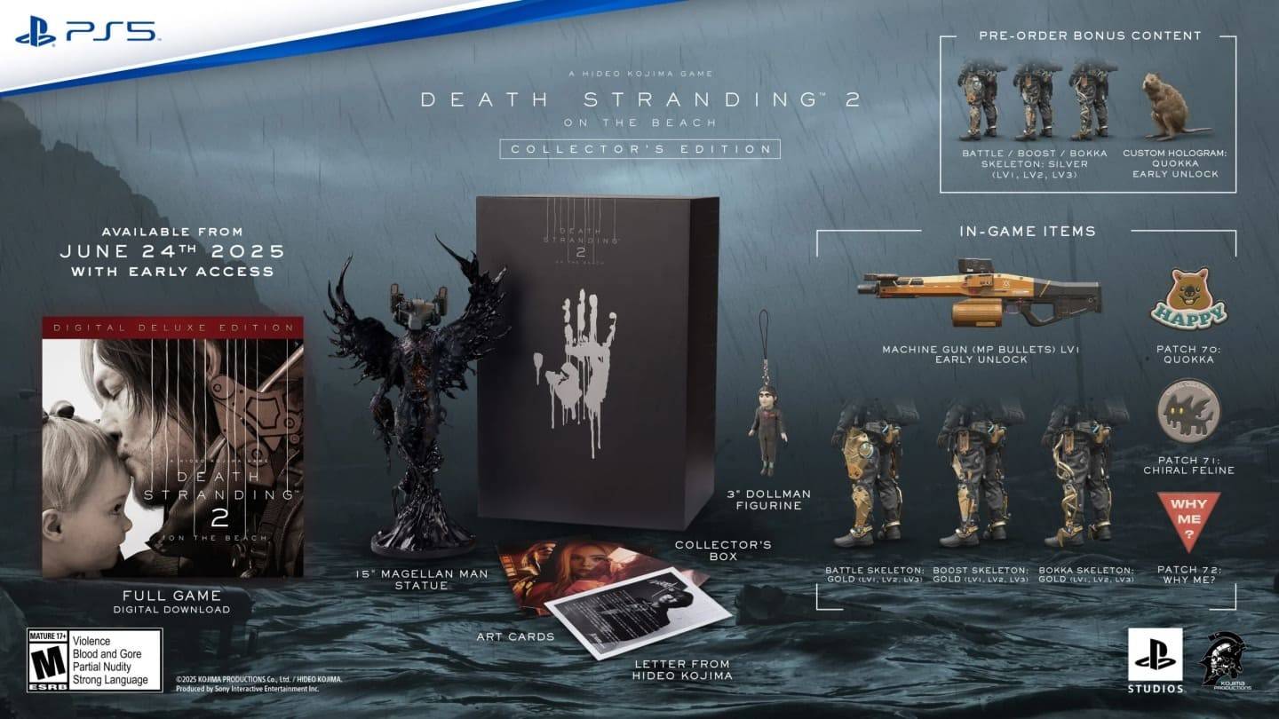 Sony Unveils Death Stranding 2: On the Beach Collector’s Edition Trailer
