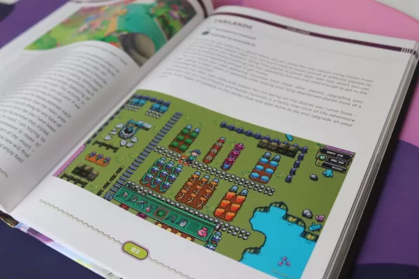 Hardcover book featuring popular slice-of-life game artwork on its cover