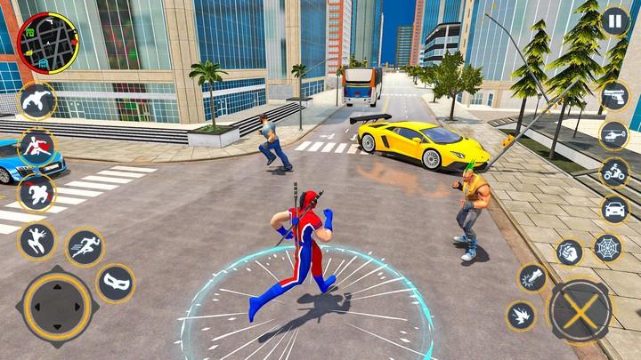 Miami Spider Rope Hero Games应用截图第3张