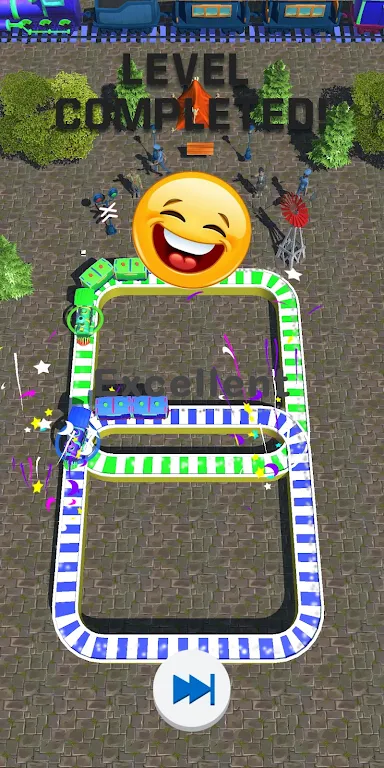 Train Road Puzzle Скриншот 3