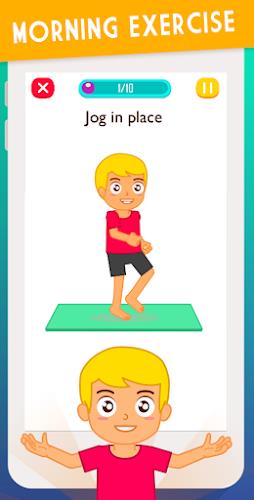 Exercise for Kids at home 스크린샷 1