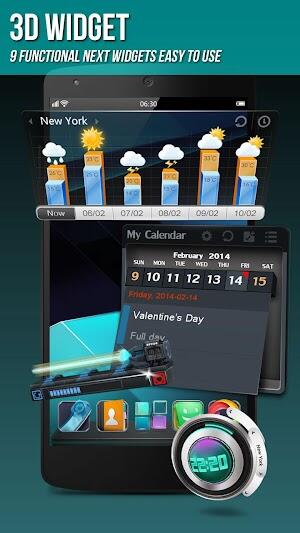 Next Launcher 3D Shell Скриншот 4
