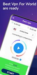 PooL Vpn - Super Fast Vpn Capture d'écran 1