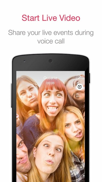 JusTalk: Video chat y llamadas Captura de pantalla 3