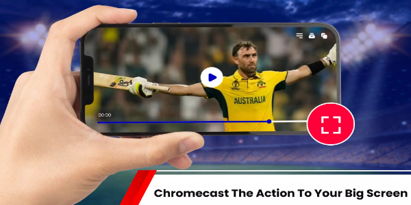 Live Cricket TV HD: Streaming スクリーンショット 1