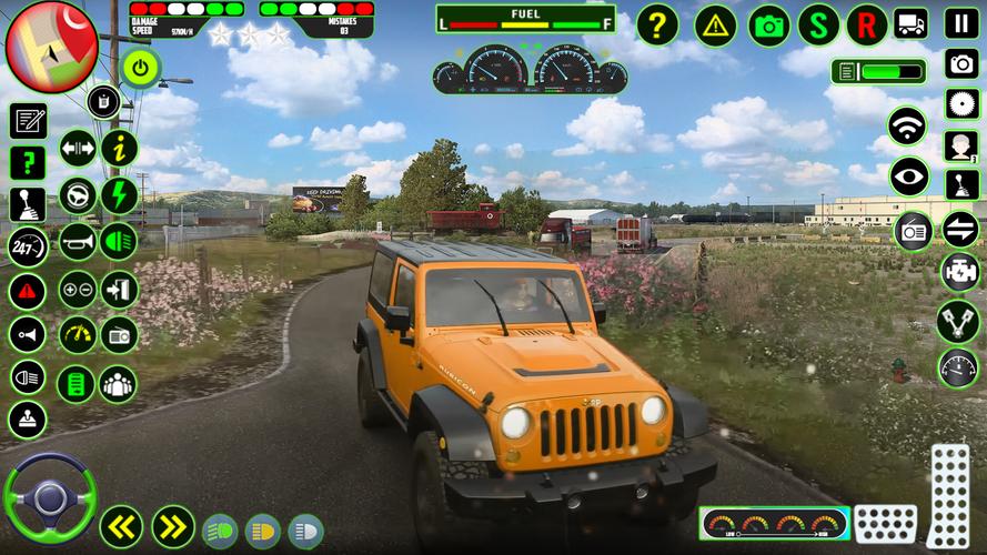 Offroad Jeep Driving Sim 3D應用截圖第2張
